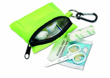 Logo trade business gift photo of: First aid kit w/ carabiner