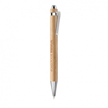 Logotrade promotional product image of: Bamboo automatic ball pen