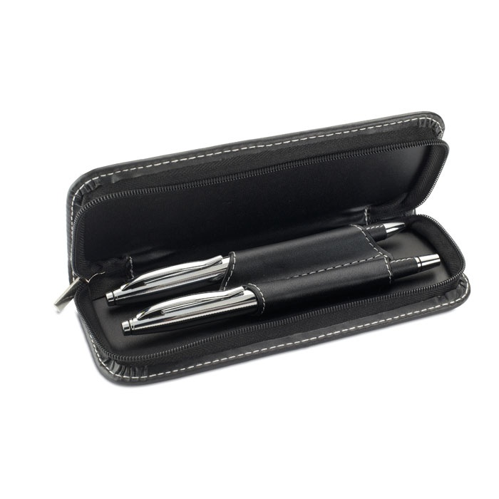 Logo trade promotional product photo of: Ball pen and roller set