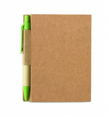 Logo trade promotional products picture of: Recycled notebook with pen