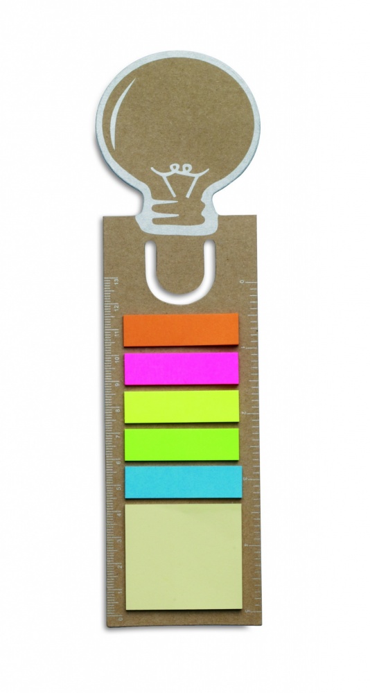 Logotrade promotional items photo of: Bookmark with sticky memo pad