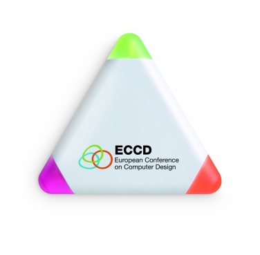 Logo trade promotional merchandise photo of: Triangular highlighter