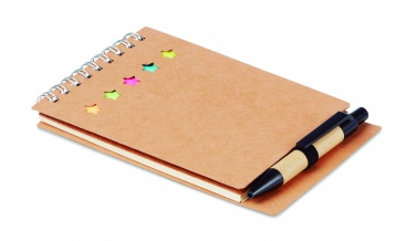 Logotrade business gifts photo of: Notepad with pen and memo pad