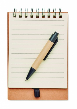 Logotrade promotional items photo of: Notepad with pen and memo pad