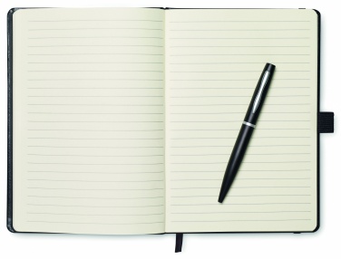 Logo trade promotional gifts picture of: A5 notebook with pen 72 lined