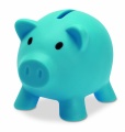 Piggy bank, Turquoise