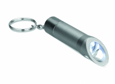 Logo trade corporate gift photo of: Metal torch key ring Ylivieska