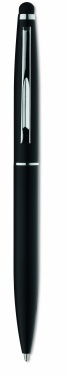 Logo trade promotional giveaways image of: Twist type pen w stylus top