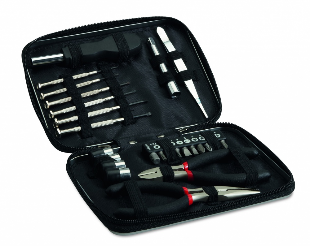 Logo trade corporate gifts picture of: 26 pcs tool in aluminium case