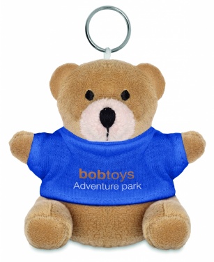 Logotrade advertising product image of: Teddy bear key ring FINLAND