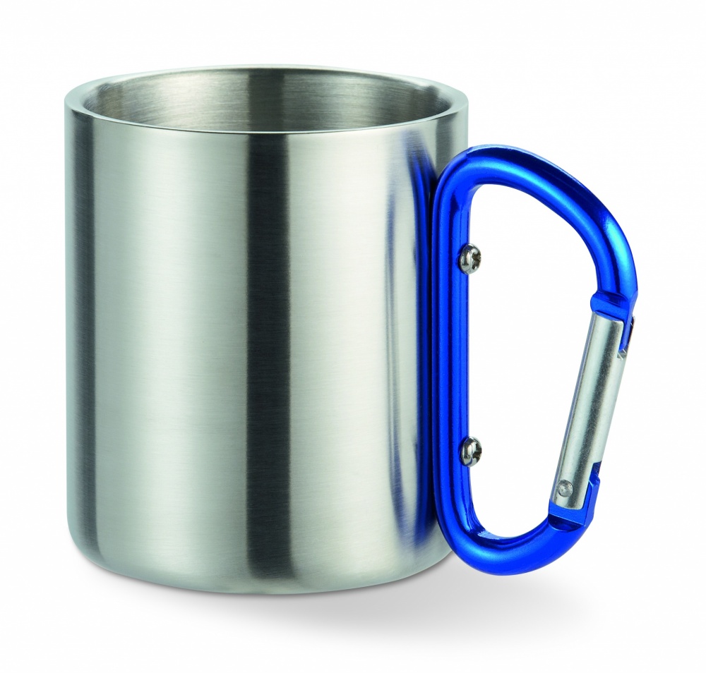 Logo trade promotional items picture of: Metal mug & carabiner handle