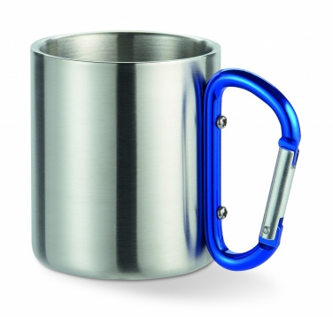 Logo trade promotional gifts image of: Metal mug & carabiner handle