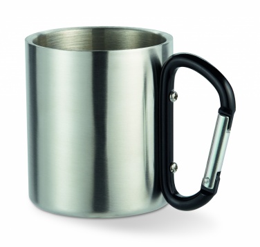 Logo trade corporate gifts picture of: Metal mug & carabiner handle