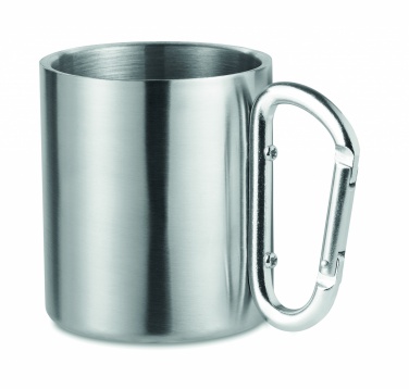 Logotrade business gift image of: Metal mug & carabiner handle