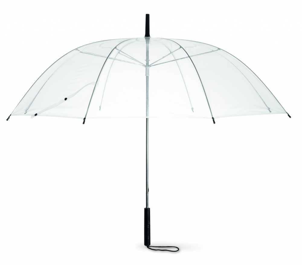 Logo trade promotional giveaway photo of: 23 transparent umbrella