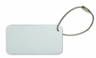 Logo trade corporate gift photo of: Aluminium luggage tag