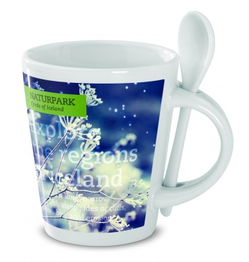 Logotrade corporate gift image of: Sublimation mug with spoon