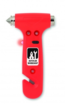 Logo trade promotional giveaways image of: 3 in 1 Emergency hammer