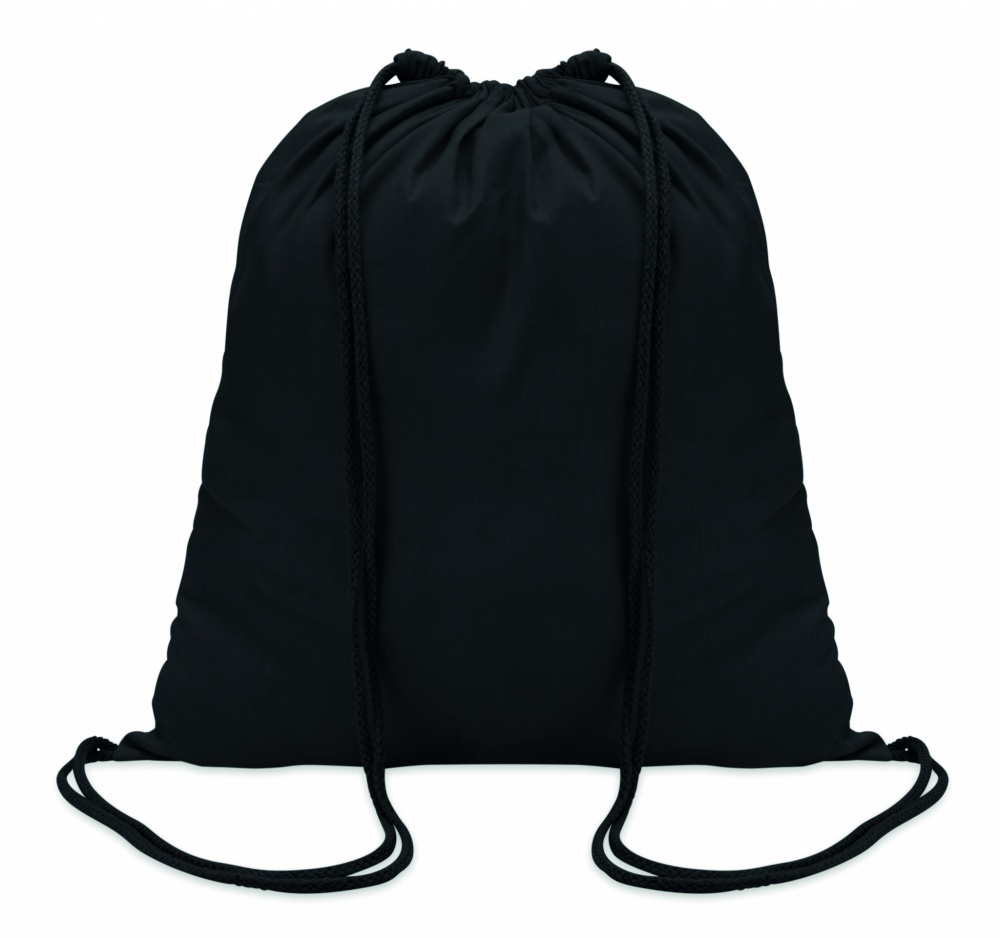 Logo trade promotional giveaway photo of: 100gr/m² cotton drawstring bag