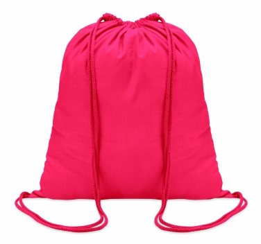 Logo trade promotional gifts picture of: 100gr/m² cotton drawstring bag