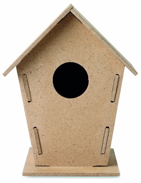 Logo trade corporate gifts image of: Wooden bird house