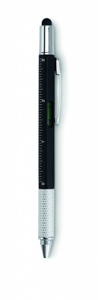 Logo trade promotional items picture of: Spirit level pen with ruler