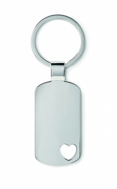 Logotrade corporate gift image of: Key ring with heart detail Jūrmala