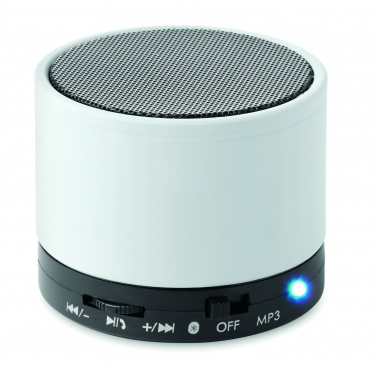 Logotrade business gift image of: Round wireless speaker