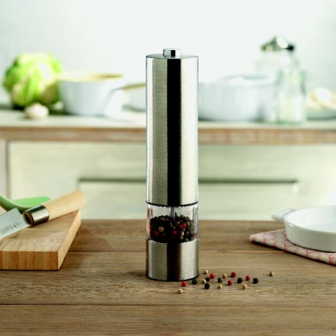 Logo trade business gift photo of: Electric salt or pepper mill