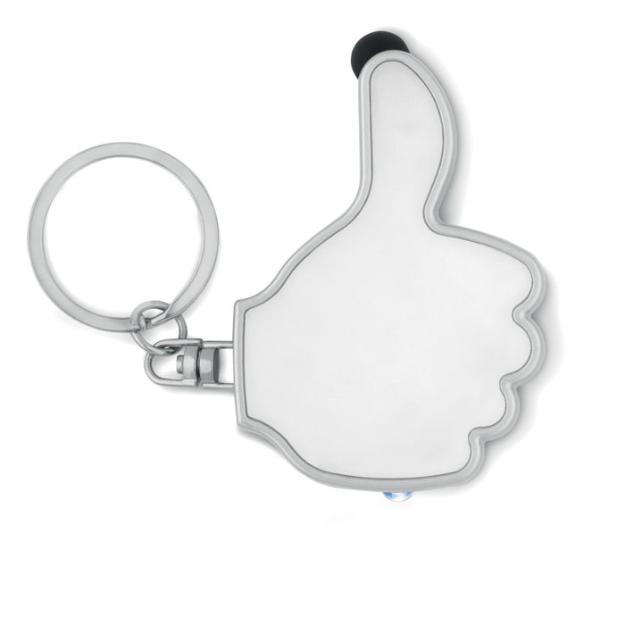 Logotrade promotional giveaway image of: Thumbs up led light w/key ring