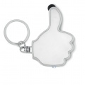 Thumbs up led light w/key ring, White