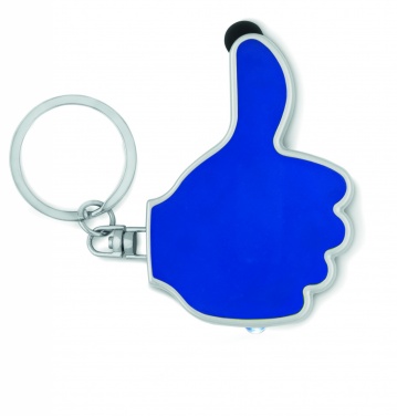 Logo trade promotional items image of: Thumbs up led light w/key ring Valmiera