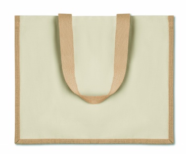 Logotrade promotional giveaway image of: Jute and canvas shopping bag