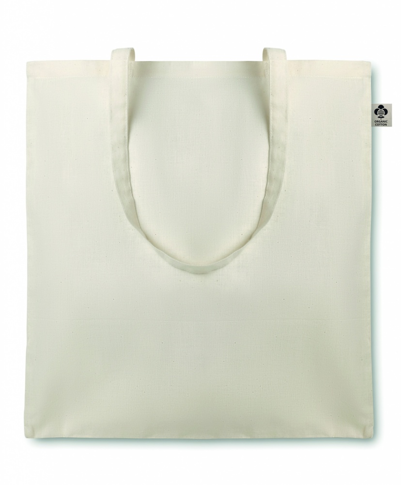 Logo trade promotional gift photo of: 105gr/m² organic cotton bag