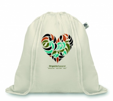 Logo trade promotional merchandise picture of: 105gr/m² organic cotton bag