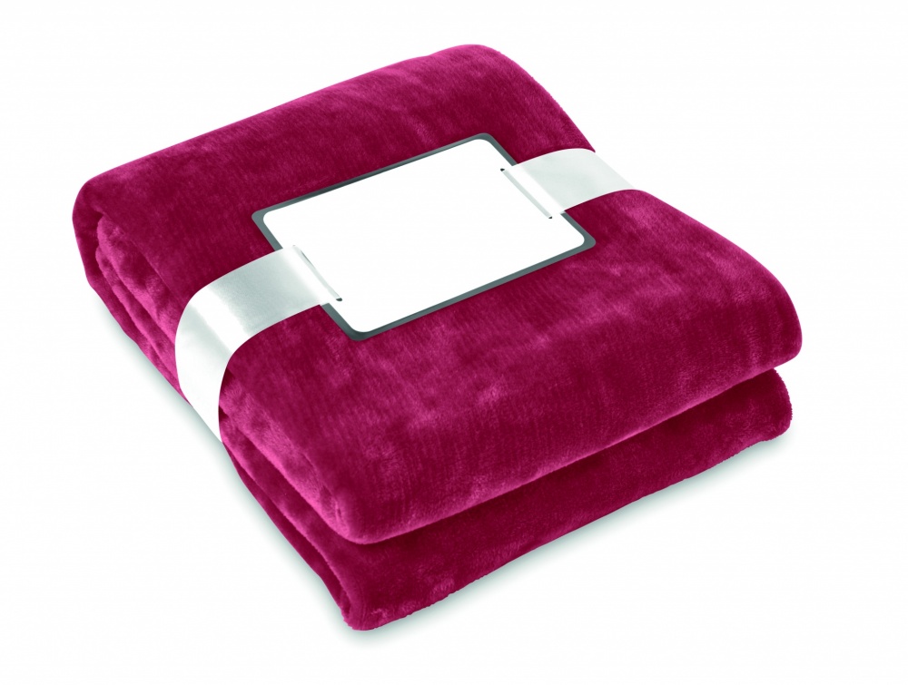 Logo trade promotional items image of: Blanket flannel