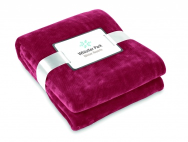 Logo trade promotional item photo of: Blanket flannel