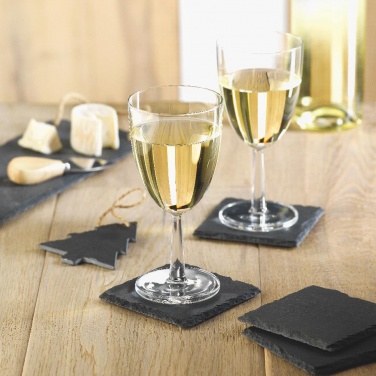 Logo trade promotional items picture of: Slate coasters with EVA bottom