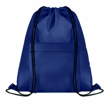 Logo trade advertising products image of: 210D Polyester drawstring bag