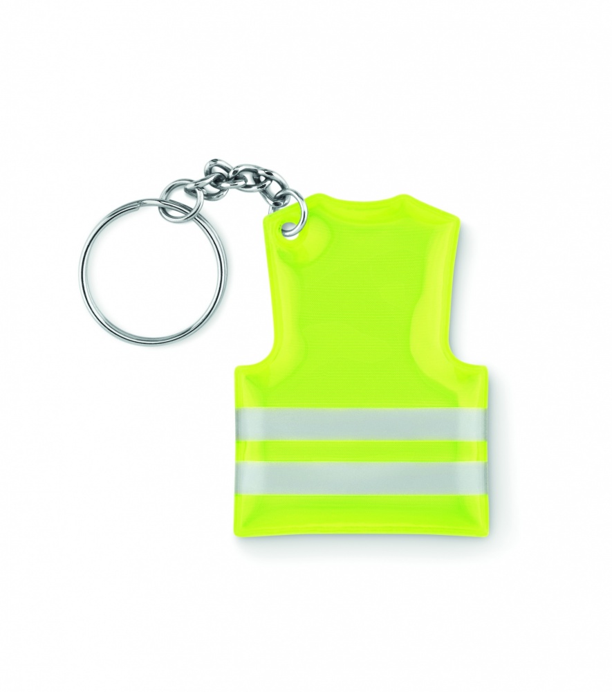 Logotrade promotional giveaway picture of: Key ring with reflecting vest Jekabpils