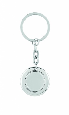 Logotrade promotional giveaway image of: Key ring with token