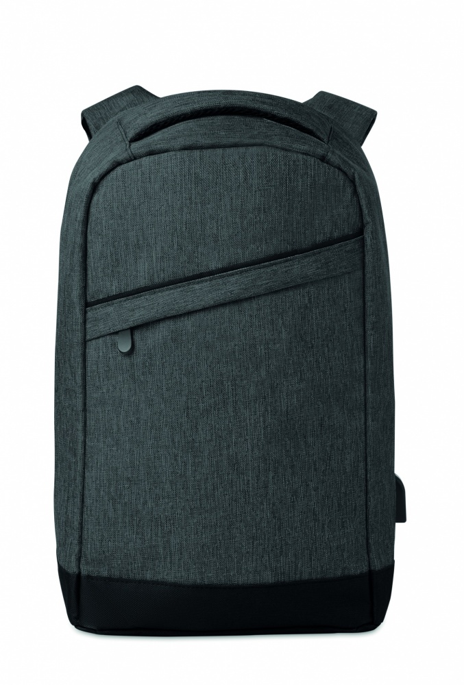 Logotrade corporate gift picture of: 2 tone backpack incl USB plug