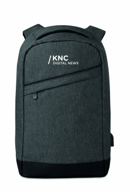 Logotrade corporate gift picture of: 2 tone backpack incl USB plug