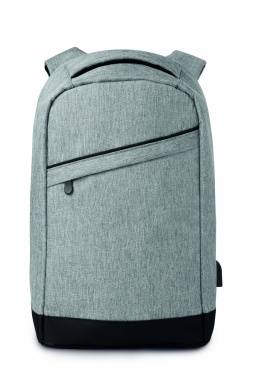 Logotrade promotional product picture of: 2 tone backpack incl USB plug