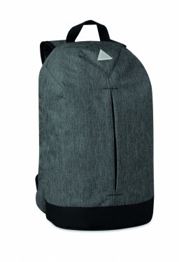 Logo trade promotional giveaways image of: Backpack in 600D