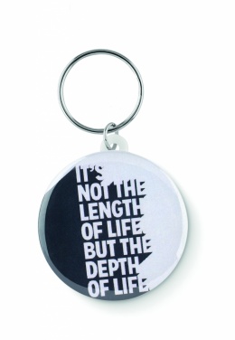 Logotrade promotional merchandise image of: Small pin button key ring Tukums