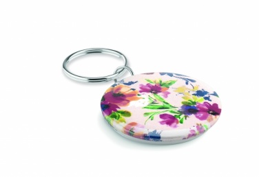 Logotrade promotional merchandise photo of: Small pin button key ring Tukums