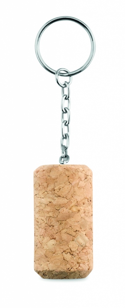 Logotrade promotional product image of: Wine cork key ring