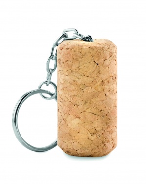 Logo trade promotional giveaways image of: Wine cork key ring Sigulda