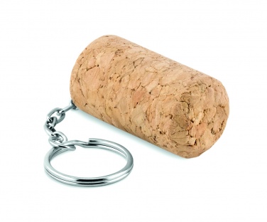 Logo trade promotional merchandise photo of: Wine cork key ring